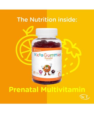 Dr. T Prenatal Gummies for Expectant Moms - Berry & Orange Flavor - Essential Prenatal Vitamins w/Folate Biotin & Zinc - Supports Healthy Pregnancy & Baby Growth - 60 Pectin Gummies - 180g (1 Pack) - Buy Online on GoSupps.com