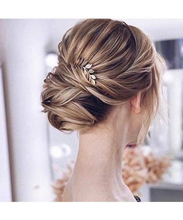 Yean Leaf Bridal Hair Comb - Gold Wedding Headpiece for Women and Girls - Buy Online on GoSupps.com