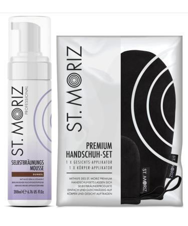 St. Moriz Professional Mousse + Premium Applicator Set (Dark) - Buy Online on GoSupps.com