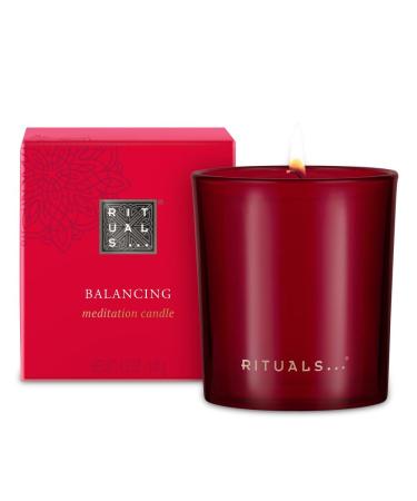 RITUALS The of Ayurveda Balancing Mediation Candle 1 x 140 g Scented Candle Red