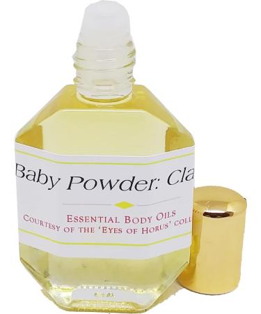 Baby Powder: Classic Scented Body Oil Fragrance Roll-On - Light Gold - 1/2 oz. - ID#31876 0.5 Fl Oz (Pack of 1)