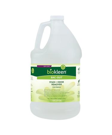 Biokleen Bac-Out Stain Remover for Clothes & Carpet - 128 Ounce - Enzyme, Destroys Stains & Odors Safely, for Pet Stains, Laundry, Diapers, Wine, Carpets - Eco-Friendly, Plant-Based