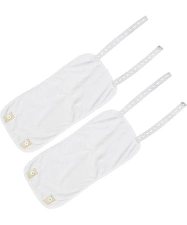 Rastor Oil Wraps 2pcs - Reusable Soft Castor Oil Wraps for Knees Elbows & Calves - 12x6in Leckposes Packing - Buy Online on GoSupps.com