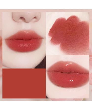 BADALO Lipstick Mat Waterproof Nonstick Cup Will Not Fall Off White Bean Paste Milk Tea Color Color 234Strawberry Sweet Persimmon Red - Buy Online on GoSupps.com