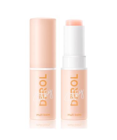 Daily Hydrating Moisturizing Stick - Facial Deep Moisturizing Cosmetics Multi Balm Moisturizer For Face Lips Skin Care and Hydrating Primer (Pink)