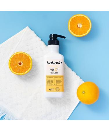 Babaria Vitamin C Moisturising Body Milk 500ml - Hydrating Skincare for Radiant Skin - International Shipping Available - Buy Online on GoSupps.com
