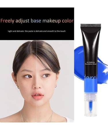 Blue Foundation Foundation Mixing Pigment for Adjusting Shade Blue Pigment for Foundation Sweat-Proof Long Lasting Silky-Smooth Liquid Foundation Lightweight and Easy to Blend with Foundation(Warm to Cold) - Buy Online on GoSupps.com