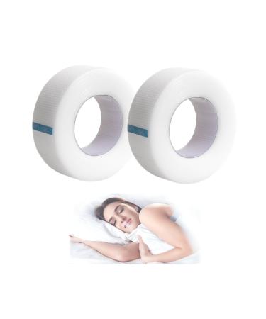 Mouth Tape for Sleeping 2 Rolls Sleep Strips for Sleeping Micropore Skin Breathable Sleep Mouth Tape Anti-Snoring Medical Tape for Mouth Breathing Pain-Free Removal Mouth Tape