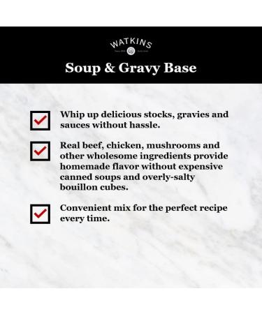 Watkins Onion Soup and Gravy Base 24.2 oz - One Count - Buy Online on GoSupps.com