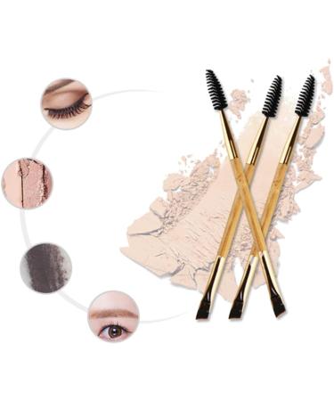 Makeup brush1PC Bamboo Handle Duo Eyebrow Brush Eye Brow Brush And Mascara Brush Eyebrow Comb Makeup Tools For Women Girls - Buy Online on GoSupps.com
