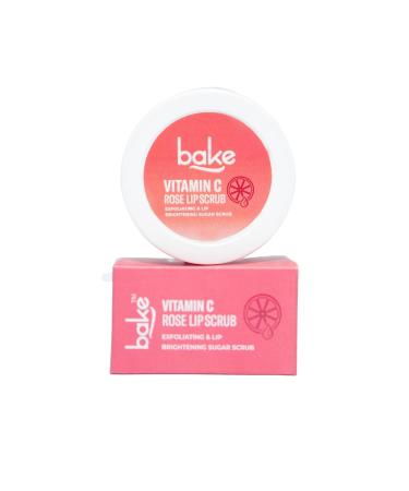 Vitamin C Rose Lip Scrub Lip Lightening Scrub for Dark Lips Exfoliation For Hyperpigmented Lips Dehydrated Lips Flaky Lips & Chapped Lips For All 25g