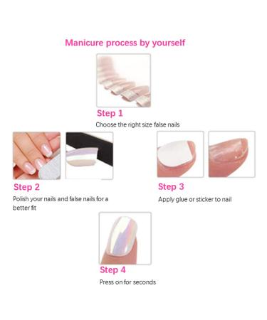 Poliphili 24Pcs Glossy Purple Flame Extra Long Press-On Fake Nails for Women - Removable Wear Ballerina Coffin Acrylic False Nails Tips - Buy Online on GoSupps.com