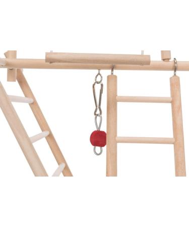 Trixie 5659 Wooden Ladder Playground - 44x44x16 cm - Brown - Buy Online on GoSupps.com