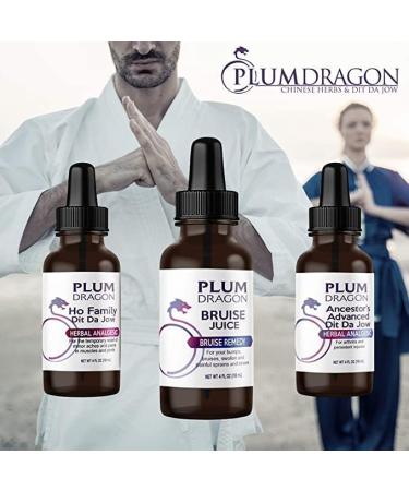 PlumDragon Dit Da Jow Bruise Juice Liniment - Whole Herb Formula for Fresh Bruises - 2oz (1 Pack) - Buy Online on GoSupps.com