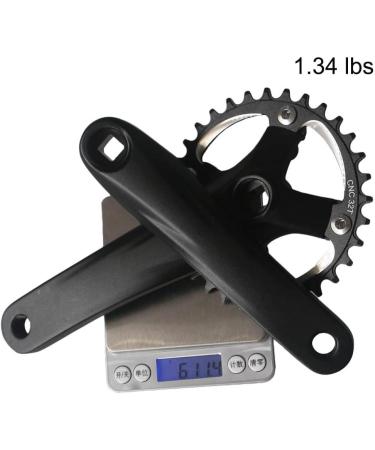 GANOPPER Square Taper Crankset with Black 32T Narrow Wide Chainring - Buy Online on GoSupps.com