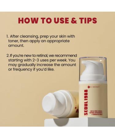  G n rique K-Secret Seoul 1988 Cream Retinol Liposome 1% + Fermented Rice Face Care - Made in Korea - Buy Online on GoSupps.com