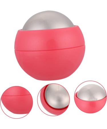 Beaupretty Hand Massage Ball Trigger Point Tool - Hot & Cold Face Massage Device - Pink Stainless Steel Roller for Fitness & Relaxation - Buy Online on GoSupps.com