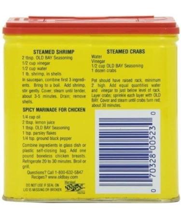 Old Bay Seasoning Can 6 oz - Authentic Maryland Spice Blend - Buy Online on GoSupps.com