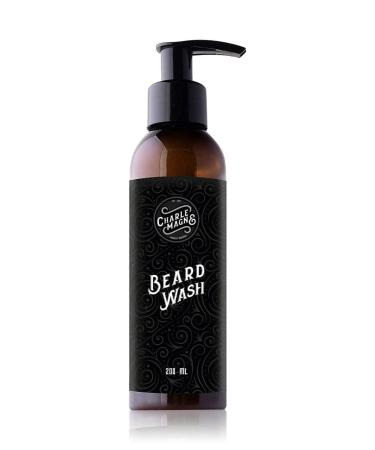 Charlemagne Beard Wash - Beard Shampoo for Men - Developed by Barbers Made in Germany - 200 ml Beard Soap/Beard Moisturiser - Beard Wash for men