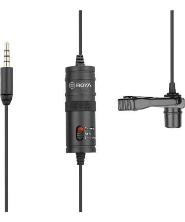 BOYA BY-M1 Electret Condenser Microphone w/ 1/4 Adapter - for Smartphones, iPhone, DSLR, PC - Buy Online on GoSupps.com