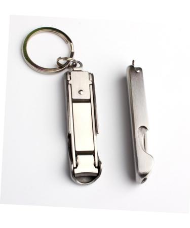 Stainless Steel INOXLM Nail Mitre Scissors Key Chain Lopper Key Chain Gesc Nail Clippers Key Ring Stainless Steel Bottle Opener - Buy Online on GoSupps.com