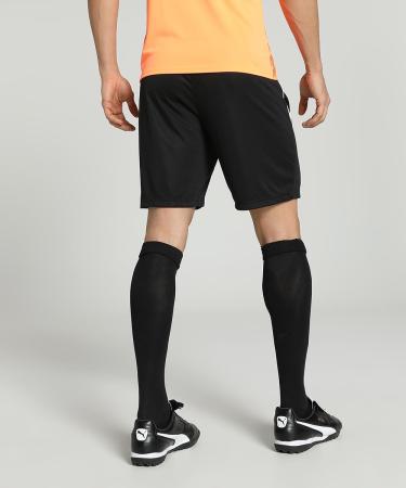 Puma TeamLIGA Referee Shorts for Men - Black/White | Stylish Durable Perfect for Officials - Buy Online on GoSupps.com