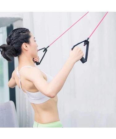 Fitness Pull Rope Yoga Resistance Bands Exercise Tubes Practical Elastic Training Rope for Yoga Pilates Workout Cordages Black - Buy Online on GoSupps.com