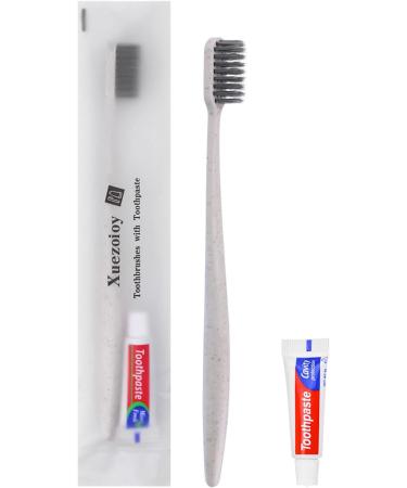 Bulk Disposable Toothbrushes with Toothpaste - 200 Individually Wrapped Travel Kits | Ideal for Hotels Nursing Homes Charities - Buy Online on GoSupps.com