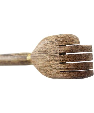 Wooden Back Scratcher - Traditional Manual Massager for Relaxation & Itching Relief | International Shipping Available - Buy Online on GoSupps.com