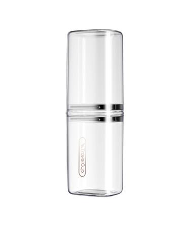 Toothbrush case for on the go portable toothbrush caseToothbrush storage box for on the go-storage box for toilet articles toothpaste carrier beam tank for school transparent