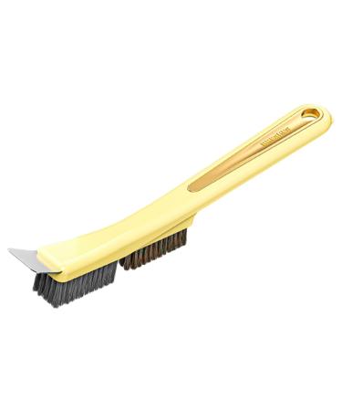 Wire Brush - Stainless Steel Minni Brushes | Wire Brushes for Cleaning Rust and Heavy Dirt | Metal Rust Remover Brushes Home Dirt Removal Gadgets for Faucets Drains Scraper Scrubber Yellow Refer to description