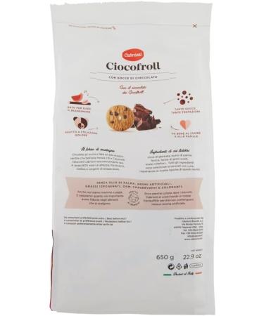  Italian Gourmet E.R. Ciccofroll with Cocoa and Chocolate Chips chocolate cookies cookies with cocoa and chocolate chips 650g cookies + Italian gourmet pulp 400g - Buy Online on GoSupps.com