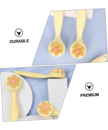 Healeved 1pc Face Brush Face Cleaning Brush Cleansing Facial Brush Face Cleansing Tool Cleaning Facial Brush Facial Scrubber Brush Pore Cleansing Brush Manual Facial Brush Home Facial Brush - Buy Online on GoSupps.com