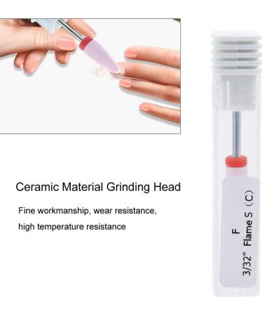 Professional Ceramic Nail Drill Bit for Manicure - Ideal for Grinding, Polishing, Peeling, and Carving - Nail Art Tool (02#) - Buy Online on GoSupps.com