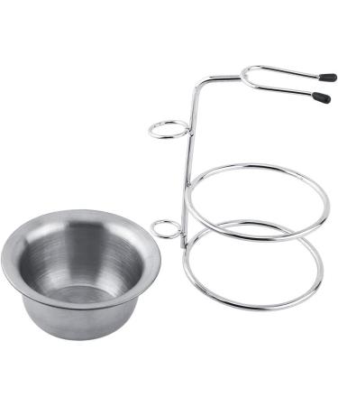 DEWIN Men's Stainless Steel Shaving Bowl Set - Premium Shaving Brush Holder & Soap Cup Bowl for Smooth Shaving Experience - Buy Online on GoSupps.com