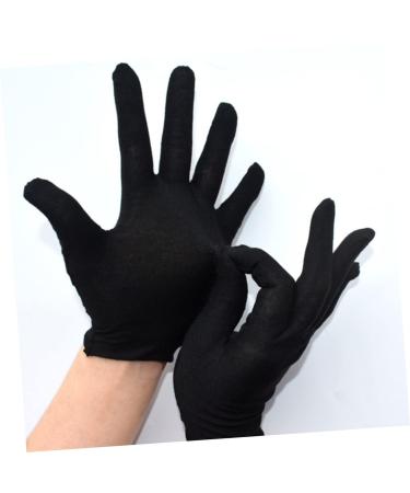 Housoutil 12 Pairs Working Gloves Moisturising Gloves Exam Gloves Lab Work Gloves Safety Gloves Moisturizing Beauty Gloves Mens Cotton Gloves Welding Gloves Man Absorb Sweat Tuxedo 19x10cm - Buy Online on GoSupps.com