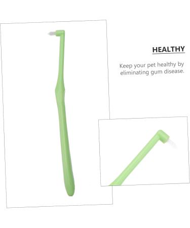 BESPORTBLE 2 Pcs Pet Single Head Toothbrush Brush Dog Toothbrush and Toothpaste Fine Fiber - Buy Online on GoSupps.com