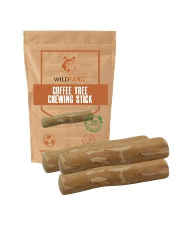 Wildfang coffee wood dogs - robust chewing wood for dogs & puppies long -lasting chewing root for dogs 100% natural coffee wood employment for dogs splinter arm -3 Set L for dogs 25-45 kg L - 3 Set