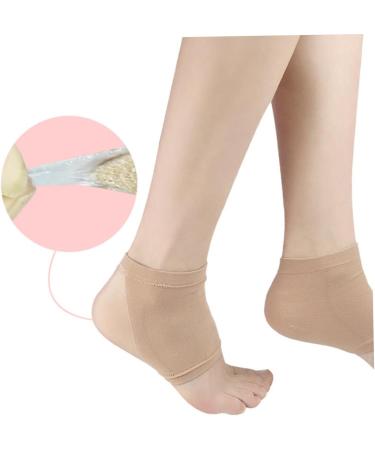 minkissy 1 Pair Moisturizing Lotion Silicone Socks Hydrating Socks Heel Socks Heel Care Socks Lotion Socks Heel Protector Heel Shock Socks Heel Cover Gel Sole of Foot Men and Women - Buy Online on GoSupps.com