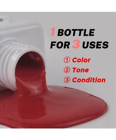 SOVONCARE Red Semi-Permanent Hair Dye Conditioner | 5.28 OZ - Color in 10 Min Cruelty-Free International Shipping - Buy Online on GoSupps.com