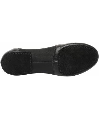 Black Slip-On Jazz Shoes | Elastic Leather Sole | Unisex | Size 12.5 Women/11.5 Men | Dance Shoes - Buy Online on GoSupps.com