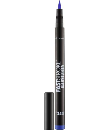 Collection Fast Stroke Felt Tip Eyeliner - Long Lasting & Quick Drying 4ml Blue - Buy Online on GoSupps.com