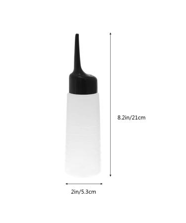 COHEALI Hair Dye Applicator Bottle - Precision Squeeze Bottle with Black Slant Tip & Scale | Ideal for International Shipping - Buy Online on GoSupps.com