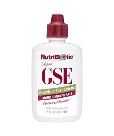 NutriBiotic GSE Grapefruit Seed Extract Liquid Concentrate 2 fl oz (59 ml)