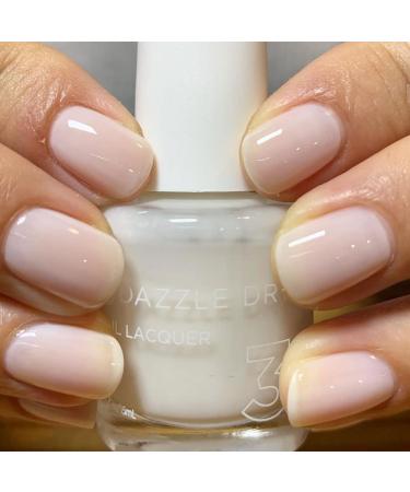 Dazzle Dry Nail Lacquer - Fine China | Sheer Milky White | Long-Lasting & Quick-Dry | 0.5 fl oz - International Shipping Available - Buy Online on GoSupps.com