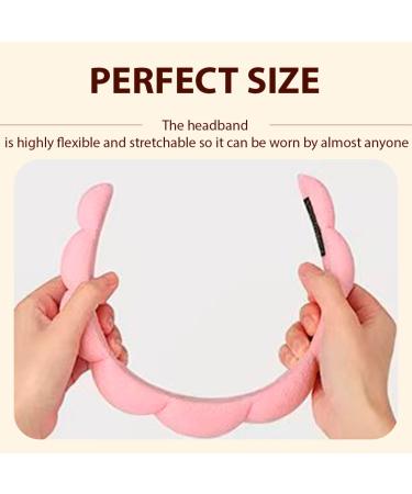 Ottsas Skincare Headband and Wash Wristbands Set for Women - Blue Terry Cloth Sponge Headbands for Facial Cleansing and Makeup Removal - Buy Online on GoSupps.com