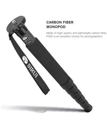 SIRUI P-326 6-Section Carbon Fiber Monopod - Lightweight, Durable, and Stable - Buy Online on GoSupps.com