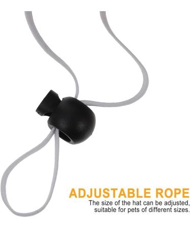 Beavorty Elastic Doctor Cap & Graduation Cap Set for Dogs Perfect Pet Cosplay Hats 5.5x3.5cm Yellow | Shop Internationally - Buy Online on GoSupps.com