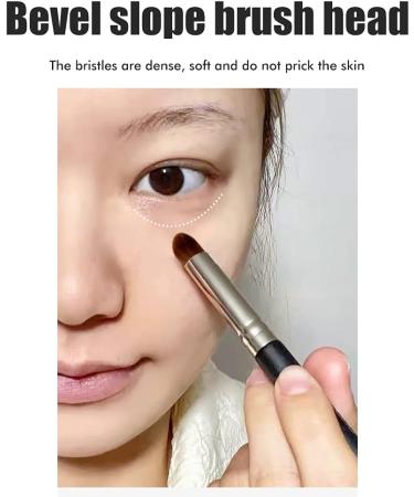 Makeup Brush Concealer Brush for Covering Dark Circles and Marks Face Beauty Tool Concealer Stippling Blurring Buffing Face Blending Base Makeup Brush - Buy Online on GoSupps.com