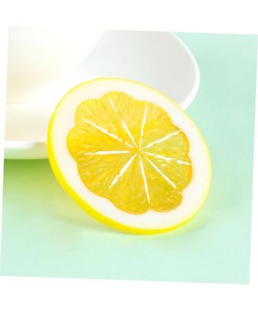 Alipis 6pcs Artificial Lime Simulation Fruits Simulated Fruit Model Faux Lemon Slices Lemon Slices for Soap Lifelike Lemon Props Lemon Slices Artificial Ornament Filling Orange Slices Pvc - Buy Online on GoSupps.com